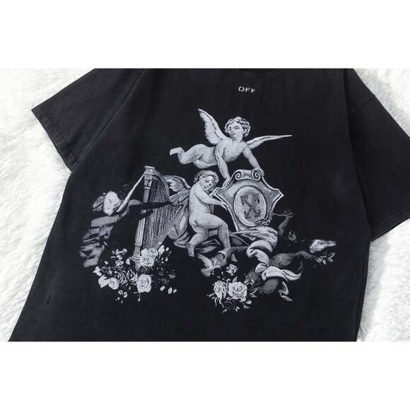 OFF-WHITE Crew neck, short sleeves Size: M - Picture 4 of 8